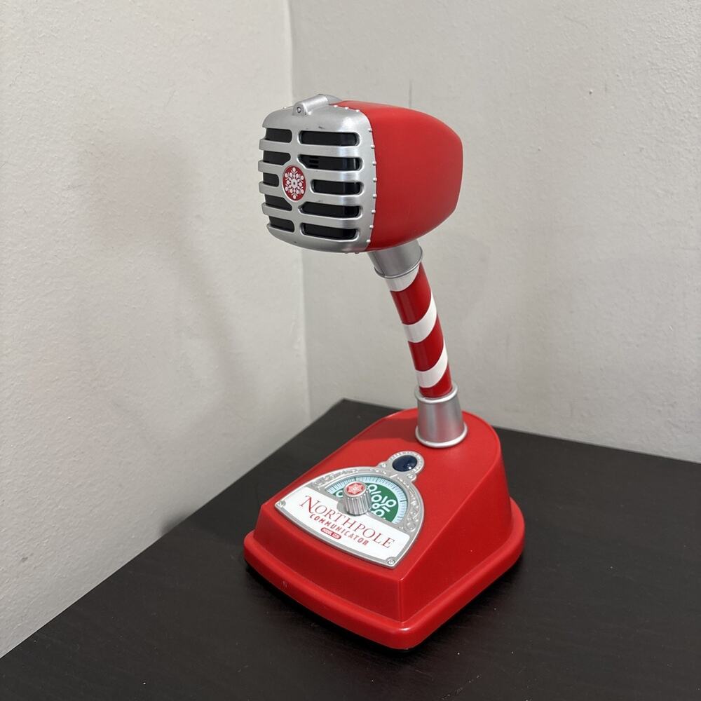 Hallmark North Pole Communicator Model 1226 Microphone w/ Green Cartridge Works